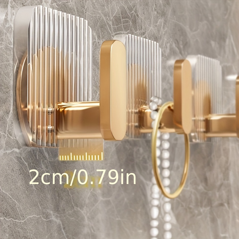 5pcs gold wall hook gold hooks for hanging bathroom wall hook