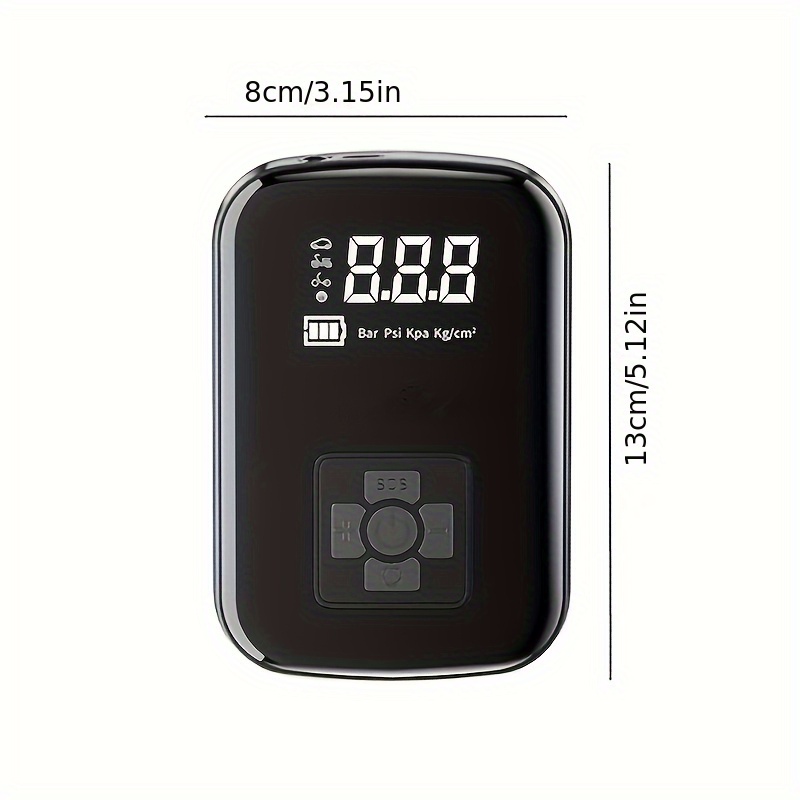 A Portable Car Air Compressor with a Wireless Handheld Pump And Light, Suitable for Inflating And Compressing Tires of And Motorcycles. 5 A Portable Car Air Compressor with a Wireless Handheld Pump And Light, Suitable for Inflating And Compressing Tires of And Motorcycles. - Image 5