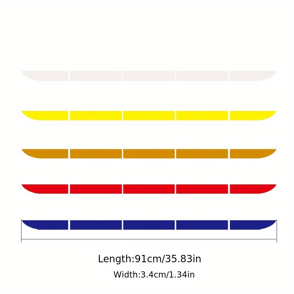 1pcs Length 66M 5S Sticker Positioning Tape Desktop Identification Mark  Whiteboard Car Home Color 3mm 4mm