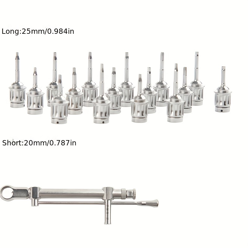 Vente de Clé dynamométrique pour implant dentaire 10-70NCM avec outils de  réparation de tournevis et kit de clés en ligne 