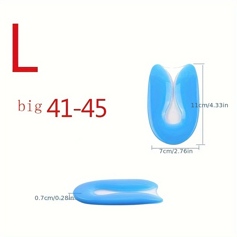 A Pair Of U-shaped Bone Spur Heel Pad -absorbing Heel Insole Heel Pad