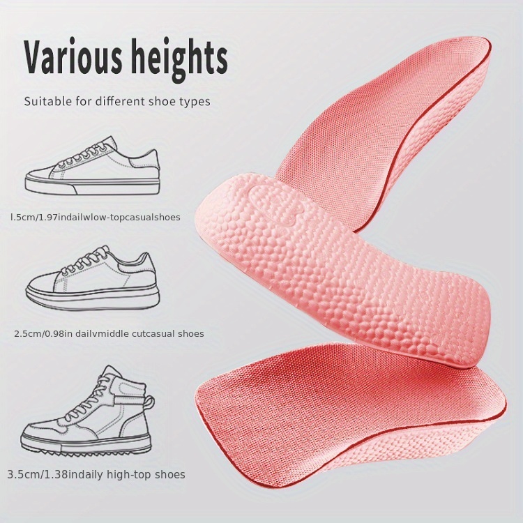 Memory Foam Insole Pad Inserts Heel Post Back Breathable - Temu