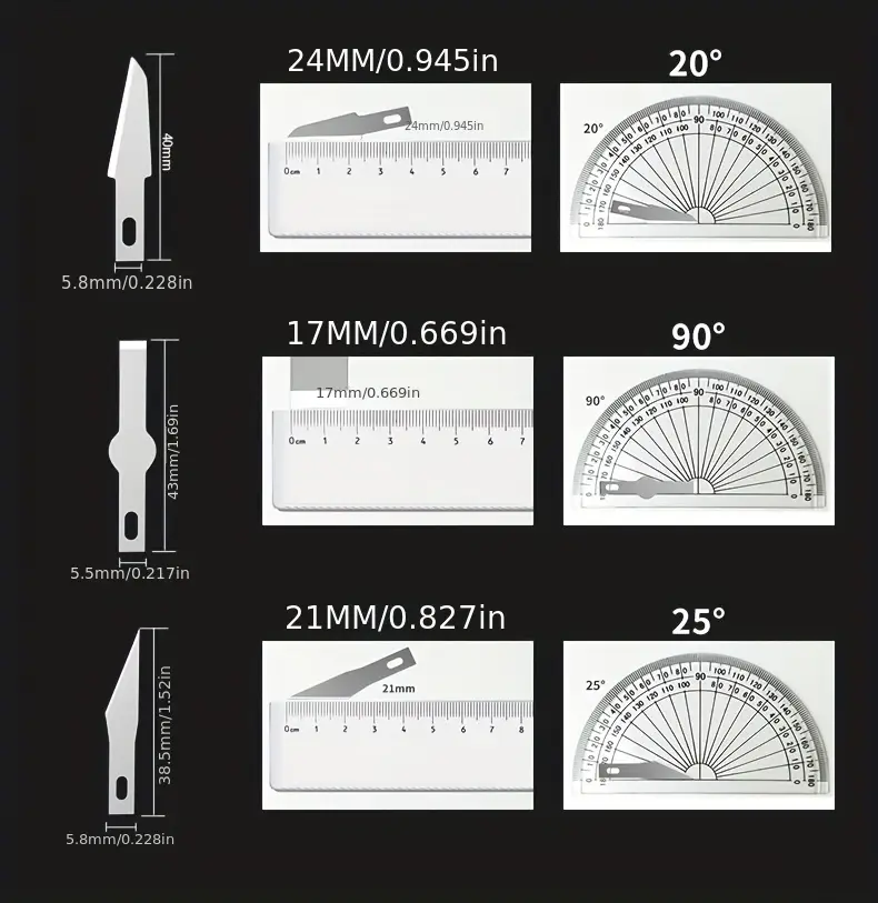 13 carving knife pen art seal cutting manual combination paper non slip gadget diy precision repair tool details 10