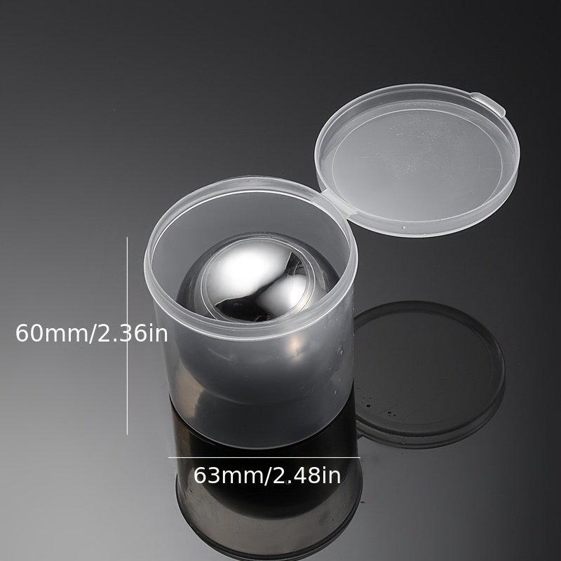 304 Stainless Steel Ice Ball Whiskey Instant Frozen Ice Wine Stone Ice  Cubes Do Not Melt Metal Round Ice Ball Suitable For Wine Table - Temu