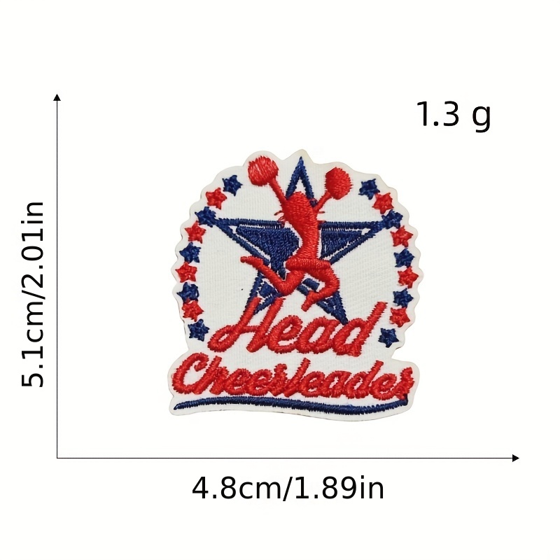 Cheerleading Embroidered Patches For Men Sew On Embroidered - Temu