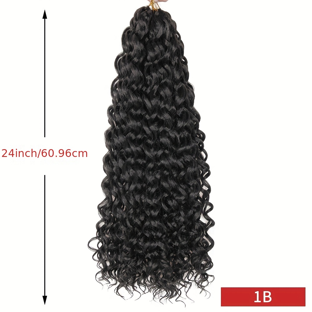 18 24 Deep Twist Crochet Braids Hawaii Curl Ocean Wave Crochet Hair  Extensions