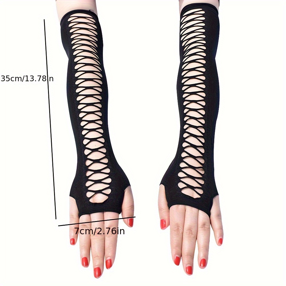 Mesh on sale fingerless gloves