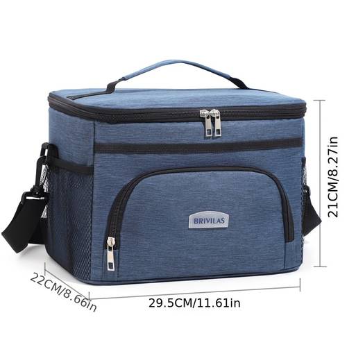 new picnic bag serves as a large ice pack and insulated lunch container on the shoulder or warm or cold ideal for outdoor camping picnics barbecues and