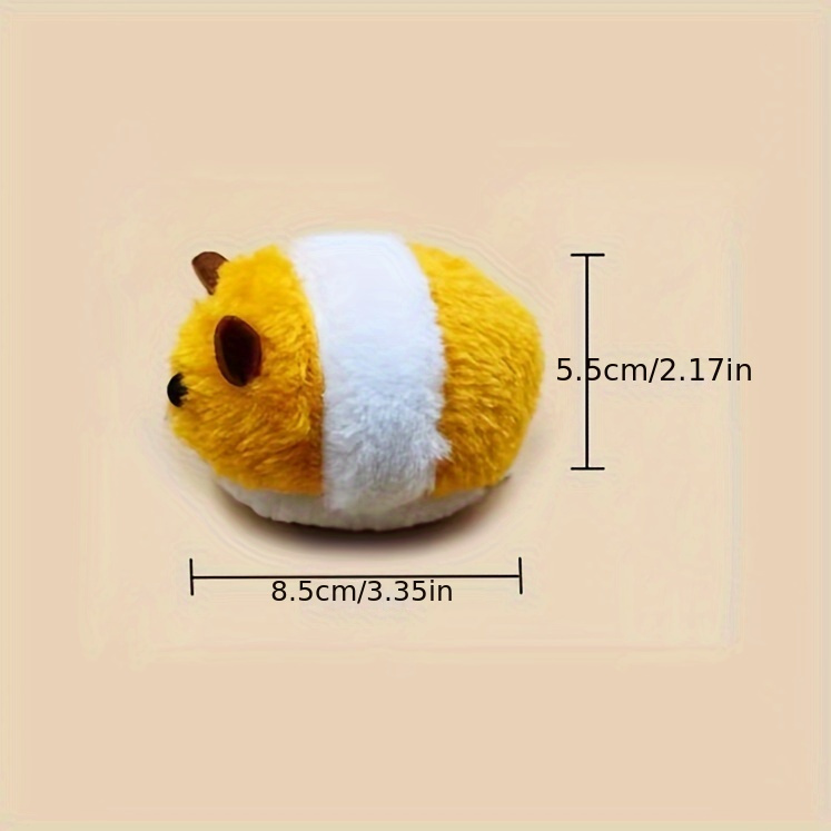 1pc Diseño De Hámster Juguete De Peluche Para Mascotas - Temu Mexico