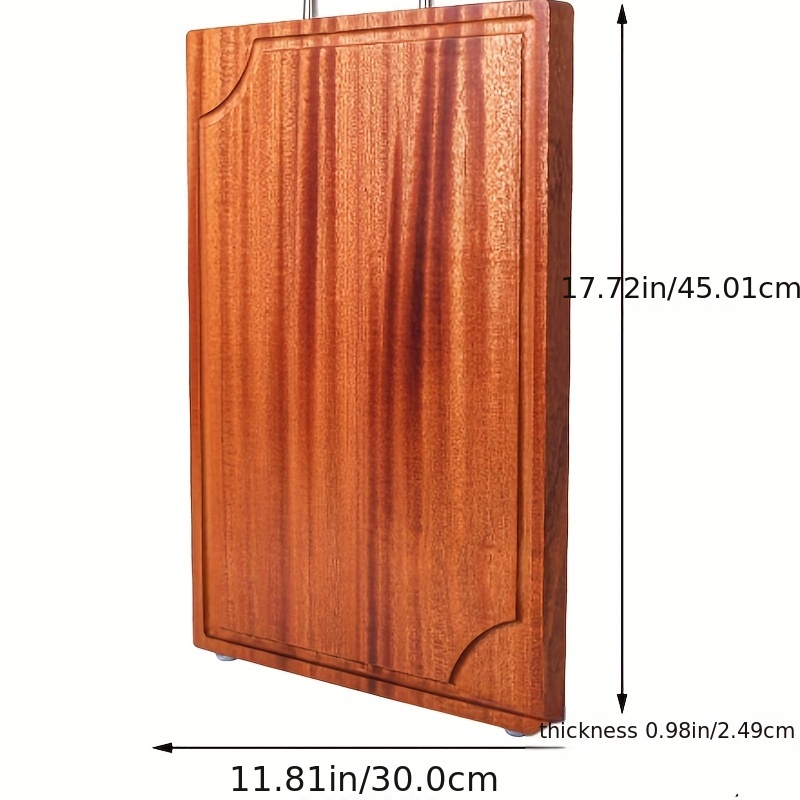 Retro Ebony Wood Chopping Board Household Solid Wood - Temu