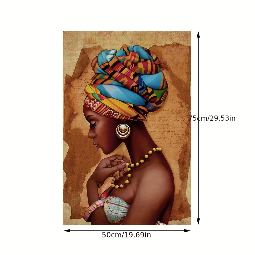 Unframed Rolled Canvas Prints Posters African Woman Picture - Temu