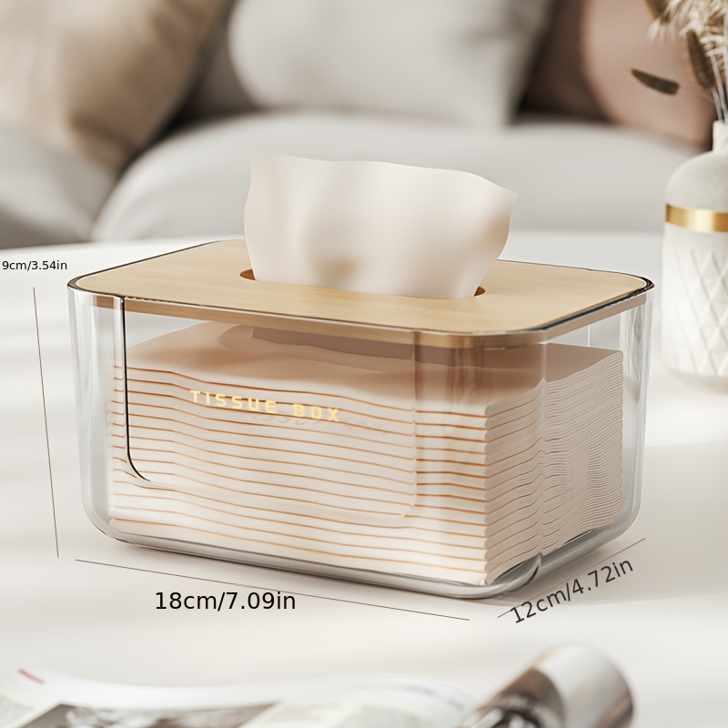 Rectangular Ceramic Tissue Box Cover Creative Light Luxury Tissue Box  Holders for Living Room Coffee Table Home Tissue Holders