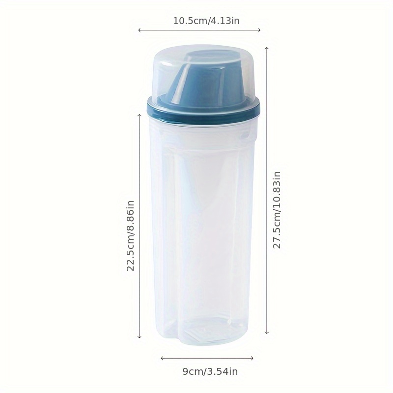 TEMU 1000ml/1500ml Pet Food Storage Container, Moisture-proof Can For Cat Food And Pet Snacks