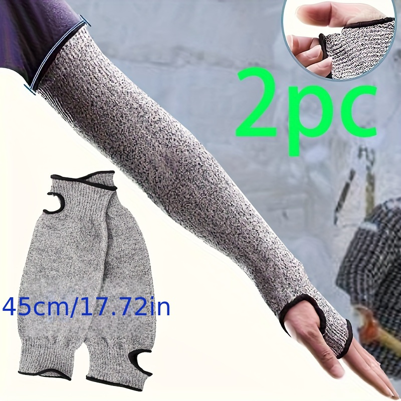 

2pc 5 Cut And Arm Sleeves , Length 45cm, Sleeve Cut Sleeve And Arm For And Abrasions - Arm Sleeves For , Gardening, And Pruning