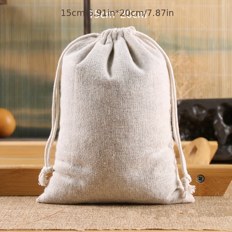 Printed Cotton Linen Drawstring Bundle Pocket Small Cloth Bag Sundry  Underwear Storage Bag Travel Gift Bag - Storage Bags - AliExpress