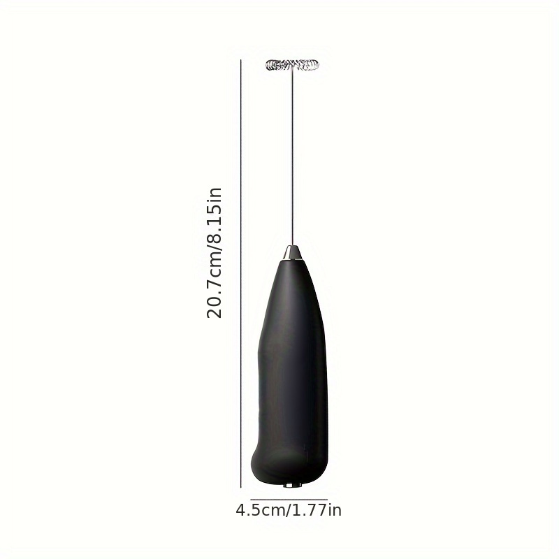 Electric Milk Frother Wireless Battery Power Standing Non-Stick