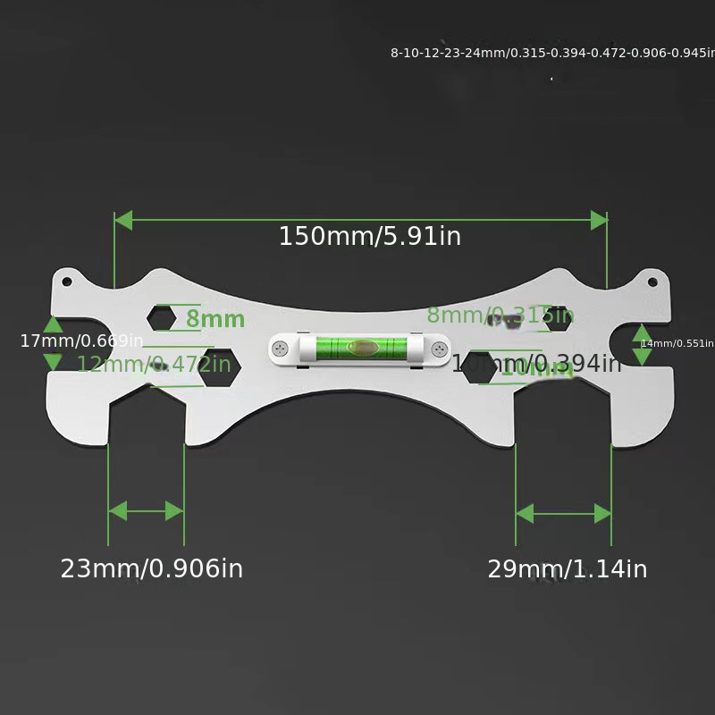 Level Shower Faucet Installation Wrench Tool