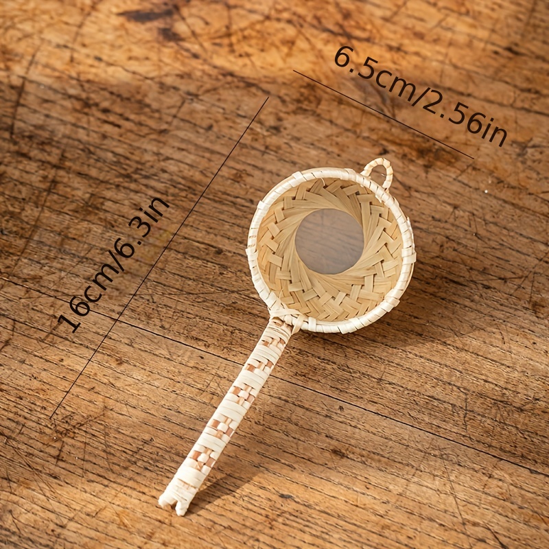 Weaved Bamboo Tea Infuser Natural And Durable Tea Strainer - Temu