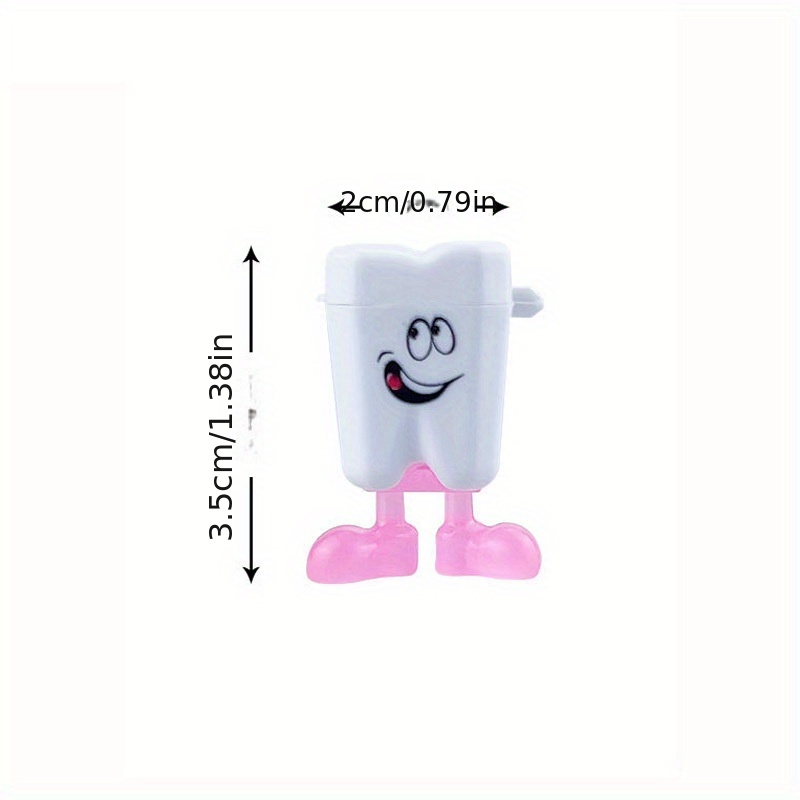 cute fun teeth collection box 10pcs plastic storage box for kids   souvenirs details 0