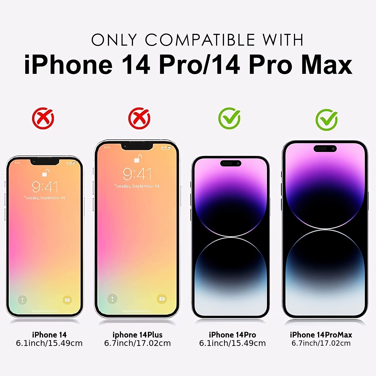 Tempered Glass Protective The, ns iPhone 14 Pro / 14 Pro Max