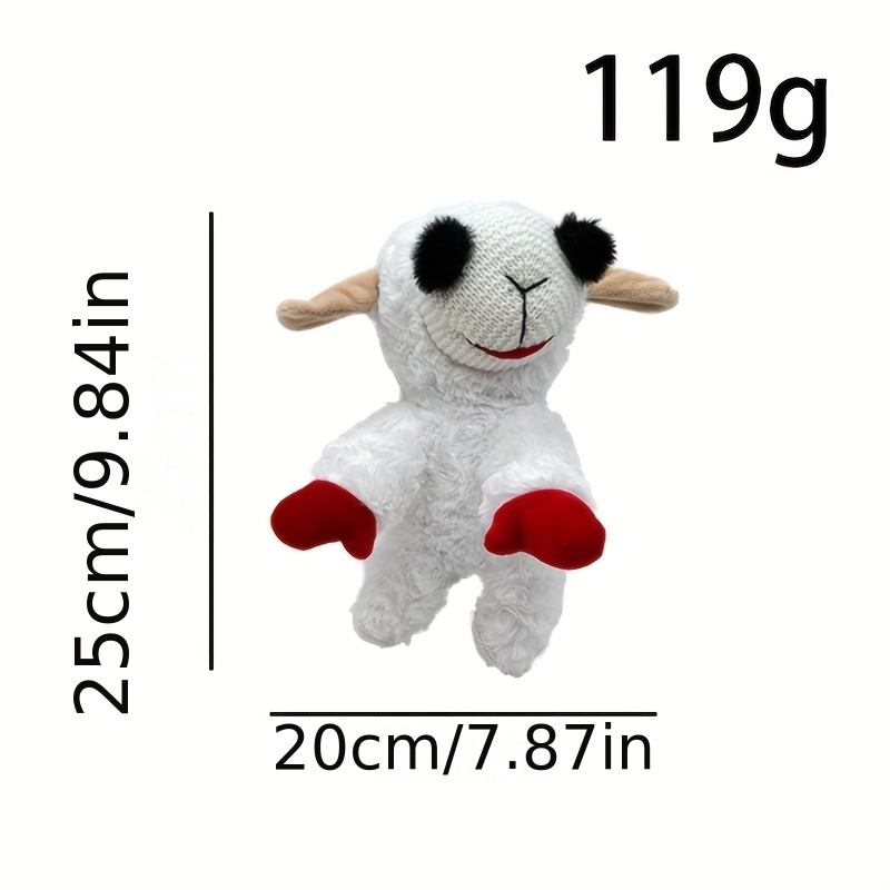 Multipet lamb chop plush dog outlet toy