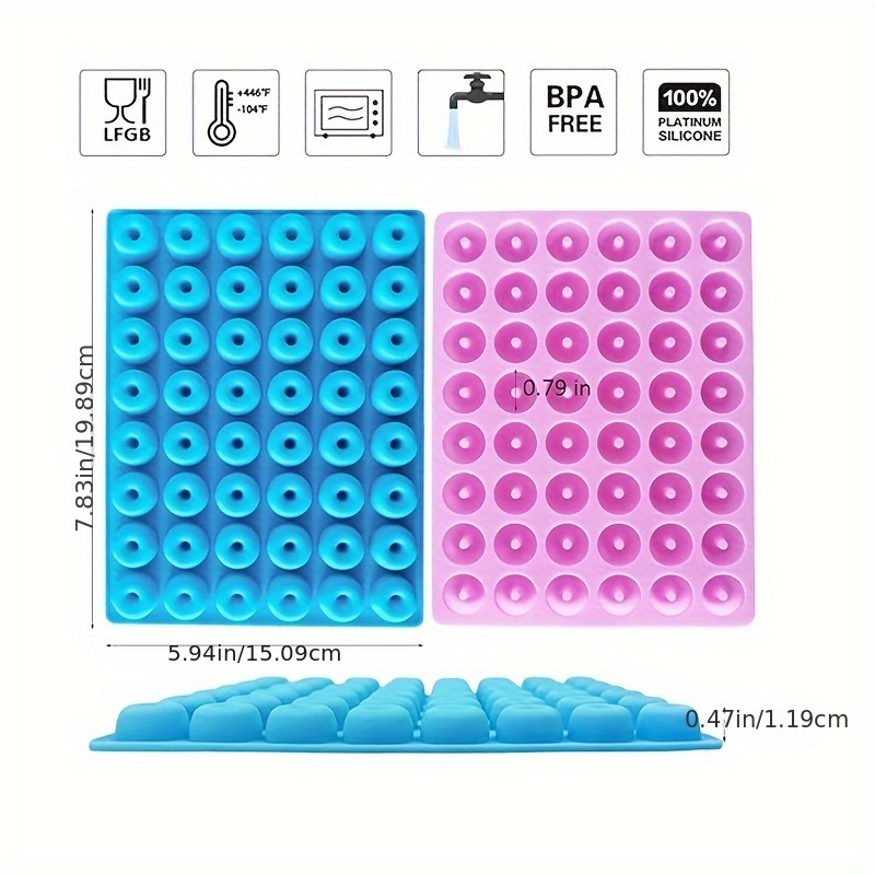 Donut Candy Mold, Silicone Nonstick Ring Gummy Candy Molds For Chocolate  Jelly Ice Cube Candy Pralines Caramels Ganache Snacks For Restaurant/food  Truck/bakery - Temu