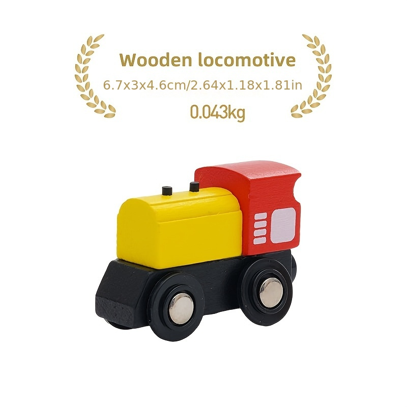 Wooden Race Car Track Set for Kids