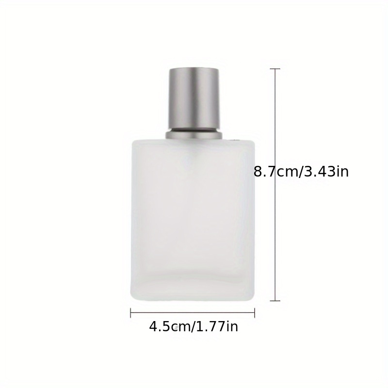 TEMU 30ml Screw Mouth Sandblasted Glass Perfume Bottle Liquid Spray Bottle Empty Bottle 50ml Subdivision Bottle Empty Cosmetic Mist