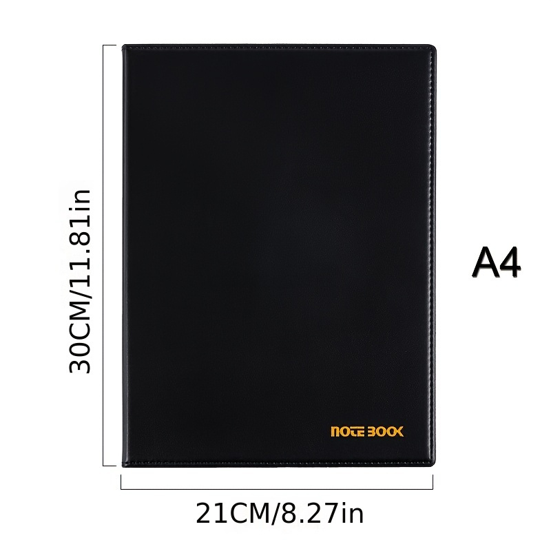 A Large A4 Business Notebook, Thick Soft Leather B5 Notebook, And An A5 Diary For College Students, 1 Piece.