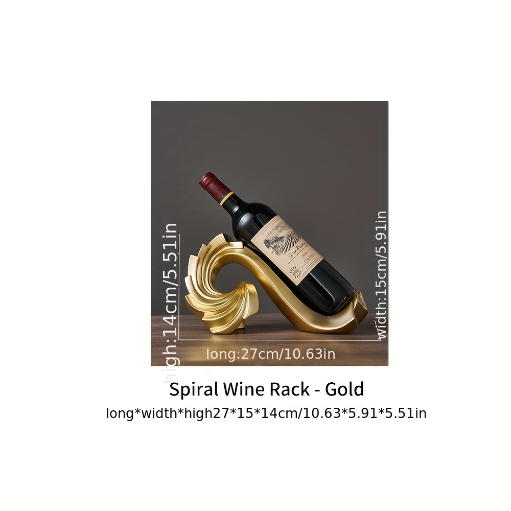 Spiral best sale wine rack