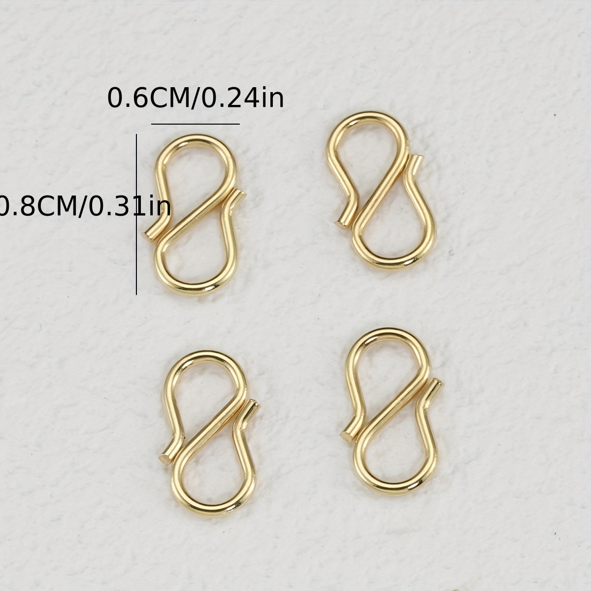 Stainless Steel Gold Color W Shape End Clasps Hooks Chain Connectors for Bracelet  Necklace DIY Jewelry Making - China End Clasps and Stainless Steel Clasp  price
