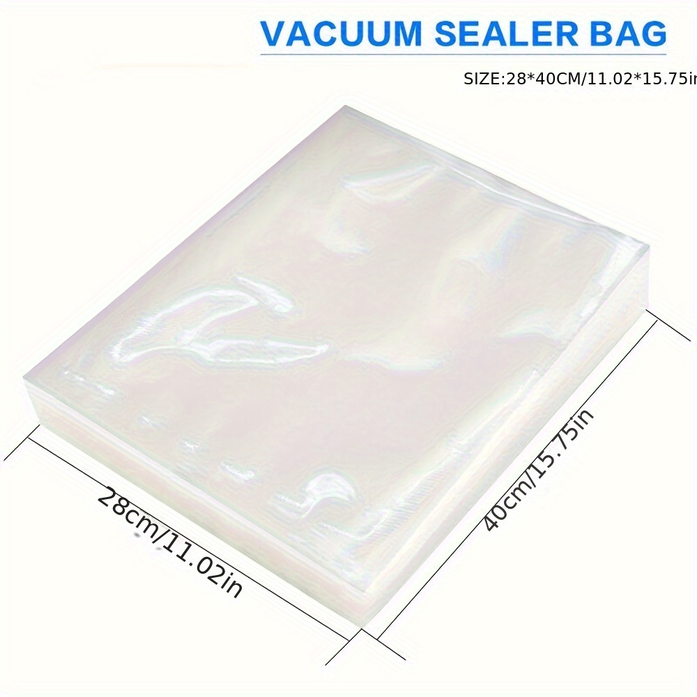 Vacuum Sealer Bags Food Vacuum Sealer Bag, Smell Proof Bags, Heavy Duty,  Puncture Prevention, Boilsafe, Freezable, Bpa Free, Commercial Grade, Fit  Airtight Food Storage And Sous Vide, Storage Bag Kitchen Organization And