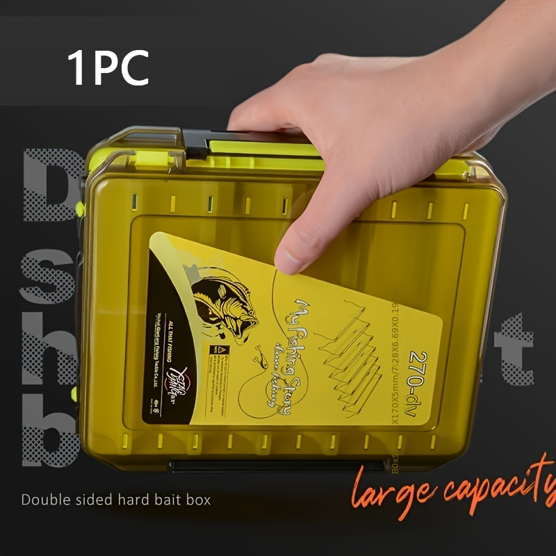 Fishing Bait Box Layered Design Multiple Use Fishing Lure Box