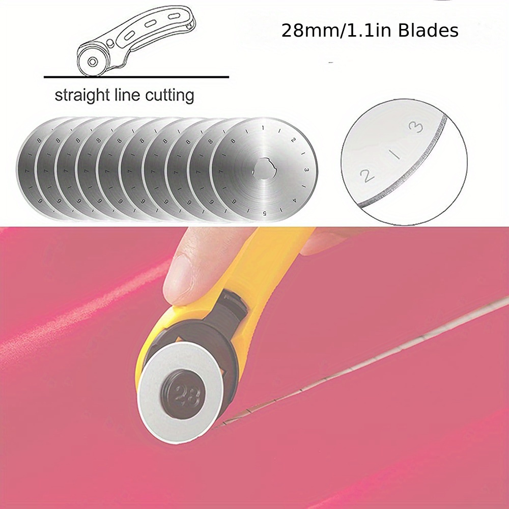 Olfa 28 mm Replacement Blade, 2 Pack - The Confident Stitch