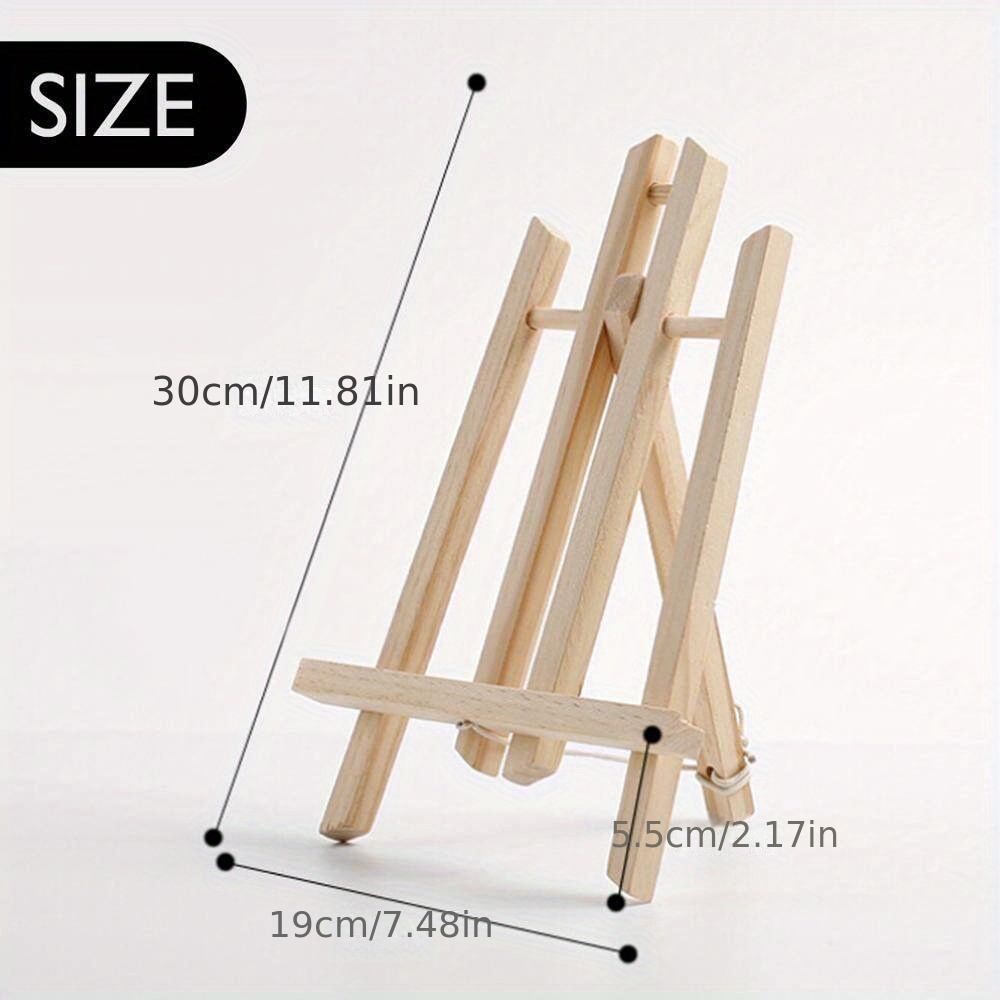 Mini Wood Artist Tripod Painting Easel For Photo Painting Postcard