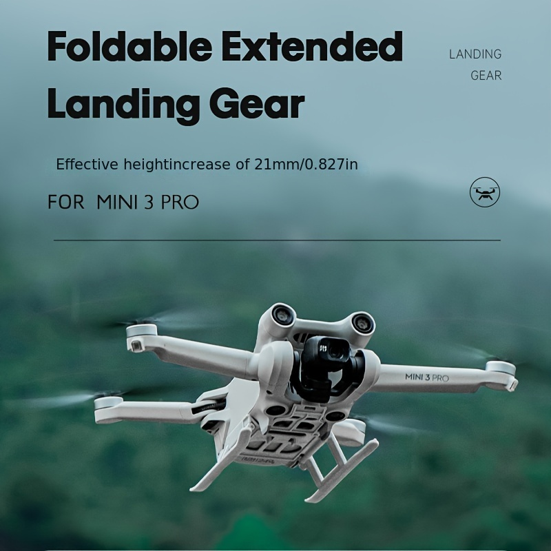 Extension Hauteur Train d'Atterrissage « Spider » 30mm Pliable pour drone  DJI Mini 4 Pro - Maison Du Drone