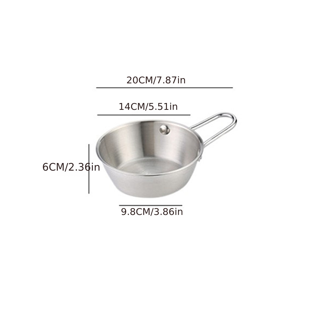 Vintage Small Stainless Steel Saucepan Made in Korea Korea Cookware / 2 Cup  Saucepan 