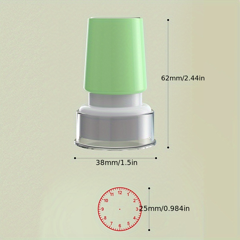 Clock Small Seal, Timeline Engraving, Circular Recognition, Dial, Clock Seal
