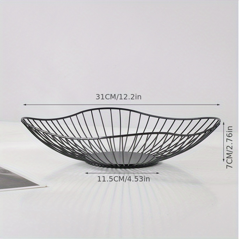 Cesto Portafrutta Da Appoggio A 2 Ripiani, Ciotola Da Cucina, Cestello  Portaoggetti In Filo Metallico, Nero - Temu Switzerland