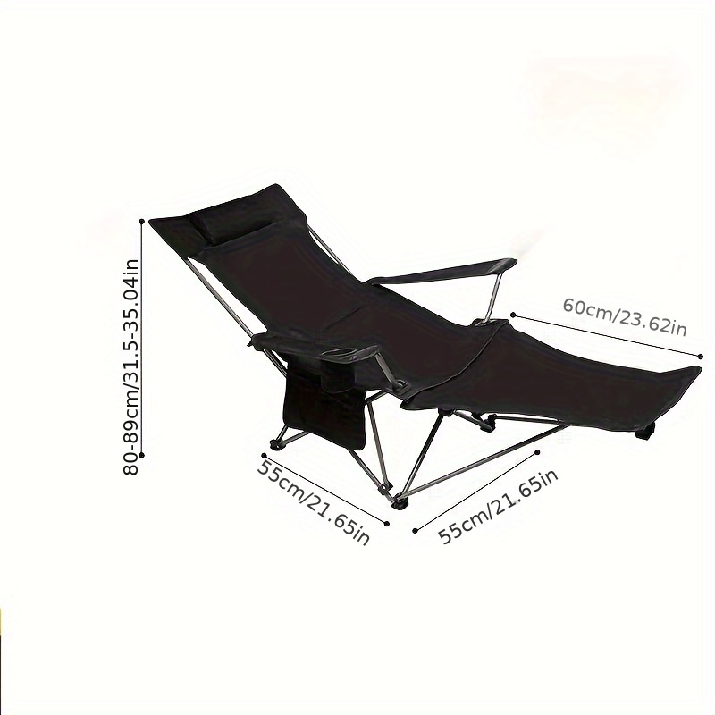 Camping Chair Outdoor Fishing Chair Backrest Small Stool Folding Chair  Beach Chair Recliner Chair Portable Lunch Break Wild Sports Folding Chair -  Sports & Outdoors - Temu Canada