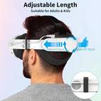 head strap battery 10000mah for quest 3 3 strap replacement for vr headset pd18w fast charging support adjustable headband for 3s quest 3 accessories