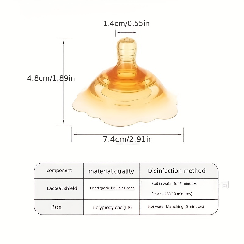 Protector De Pezón De Silicona Para Lactancia Materna - Temu Mexico