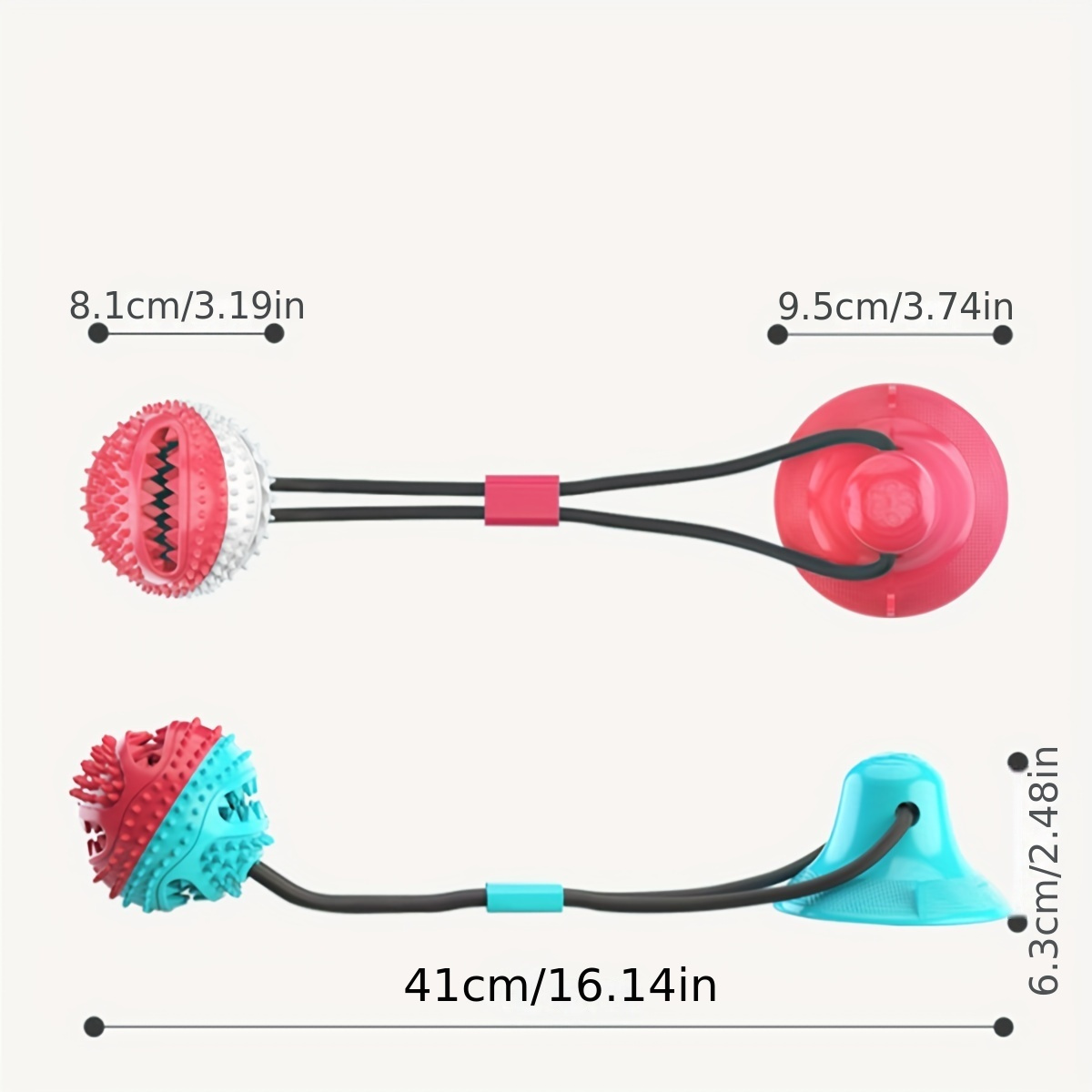 Dog suction hotsell ball toy