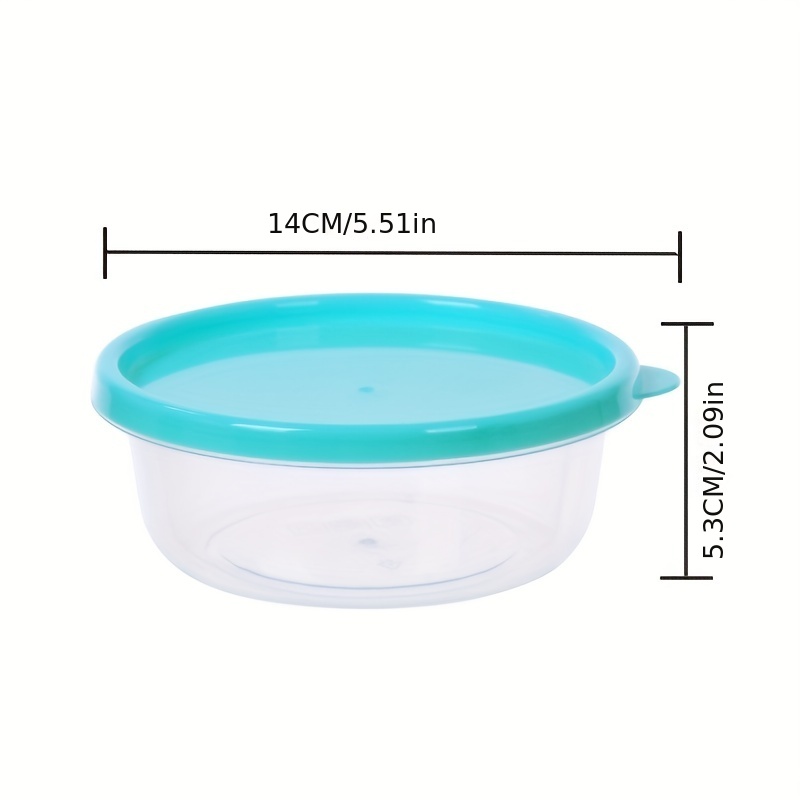 6/7pcs Round Food Containers With Lids, Fresh Keeping Food Storage  Container, Outdoor Picnic Solid Storage Box, Non-disposable Lunch Box,  Fresh-keepin