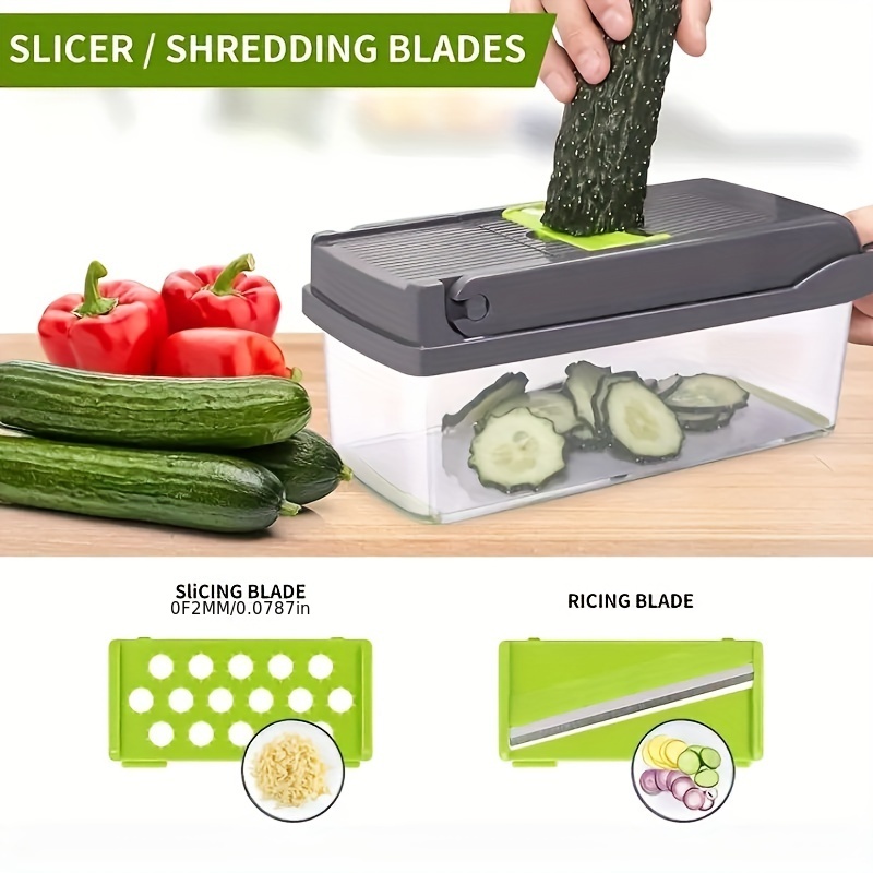 Kitchen Vegetable Cutting Artifact, Multifunctional Kitchen Grater,  Stainless Steel Potato Slicer Shredder - Temu United Arab Emirates
