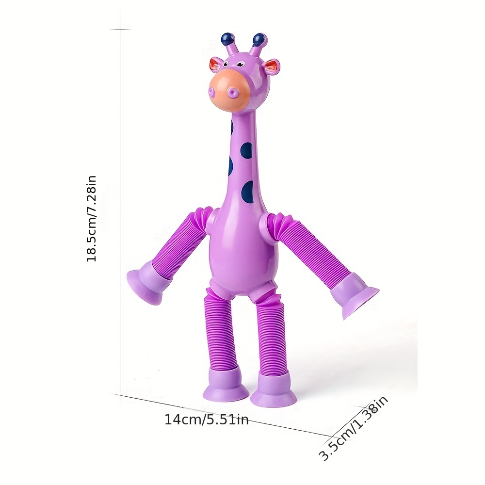 4 JOUETS VENTOUSE télescopique girafe Extensible Jeux Imagination Anti  stress EUR 19,96 - PicClick FR
