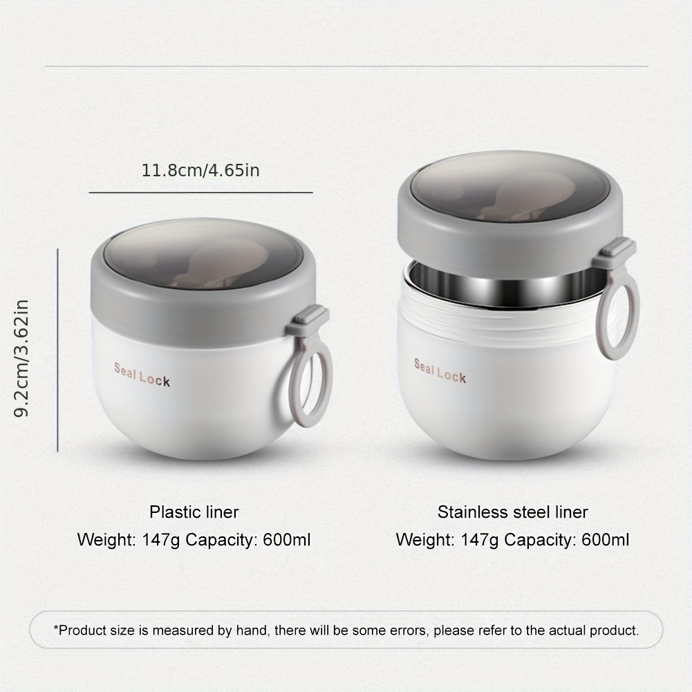 Stainless Steel Lunch Box Drinking Cup Food Thermal Container Insulated Soup  Thermos Thermal Container Kids Student