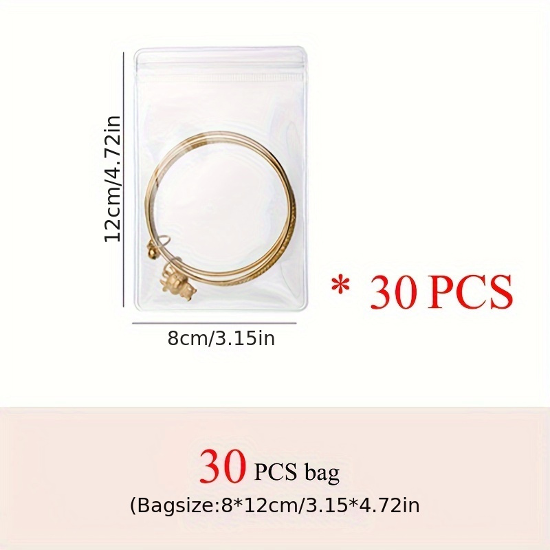 Jewelry Storage Bag Anti oxidation Portable Transparent Self - Temu