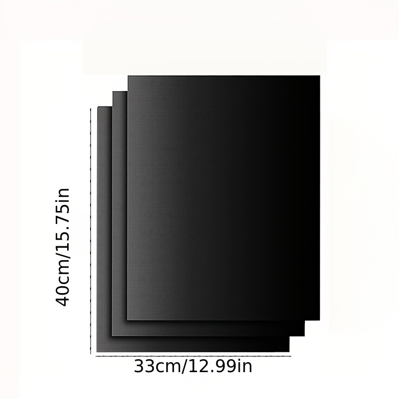 TEMU 3pcs Heavy Duty Oven Mats - Reusable & For Electric, Gas Ovens & Toasters - Holiday Cooking
