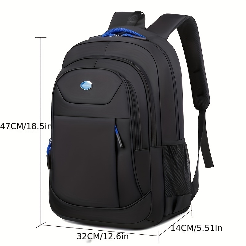 Large Capacity Laptop Backpack Nylon Durable Lightweight School Travel Bag